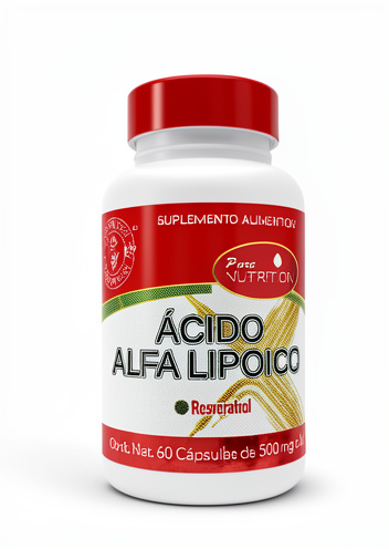 Ácido Alfa Lipoico 60Caps. 500mg c/u