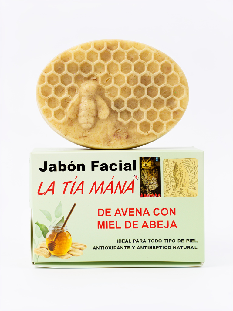 Jabón Avena con Miel de Abeja Tía Maná