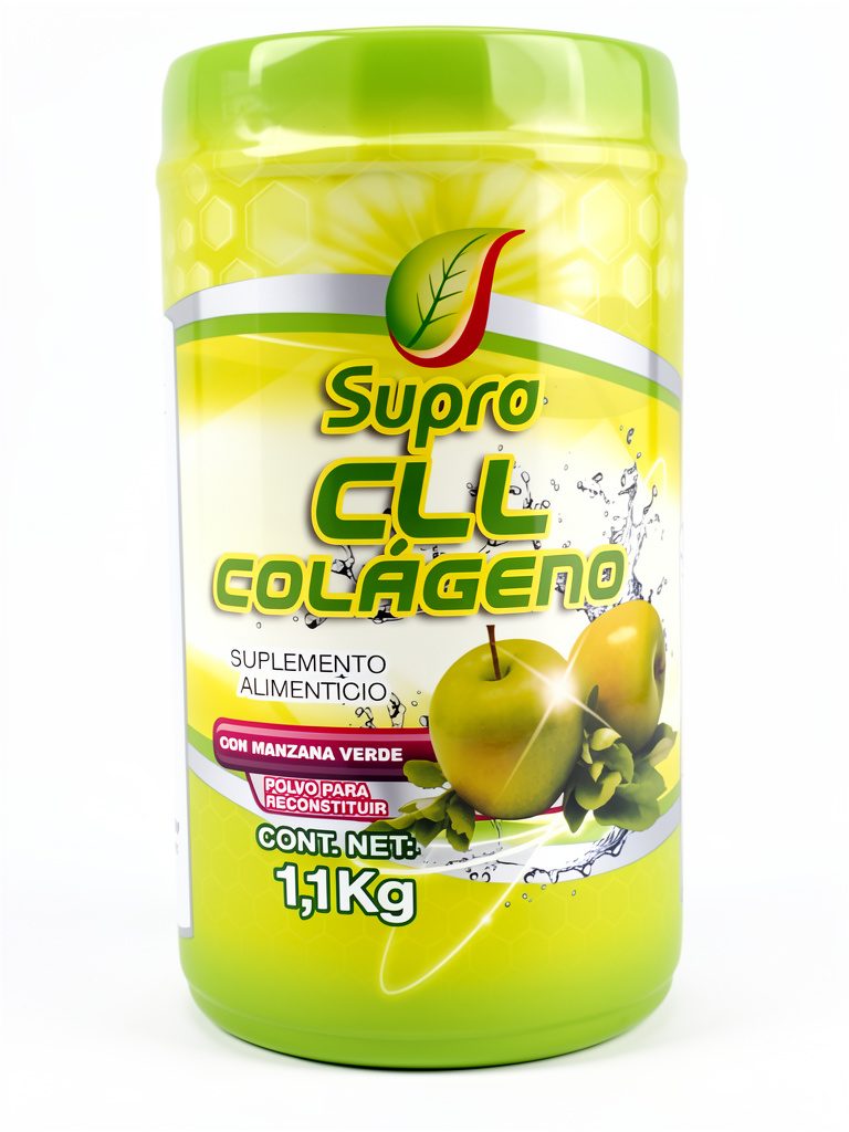 Colágeno Manzana Verde Supra 1,1kg
