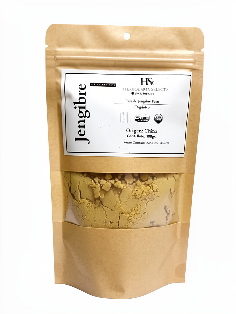 Jengibre Orgánico Bolsa 100gr HS