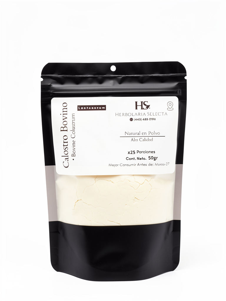 Calostro Bovino Polvo 50gr. x25Servicios.