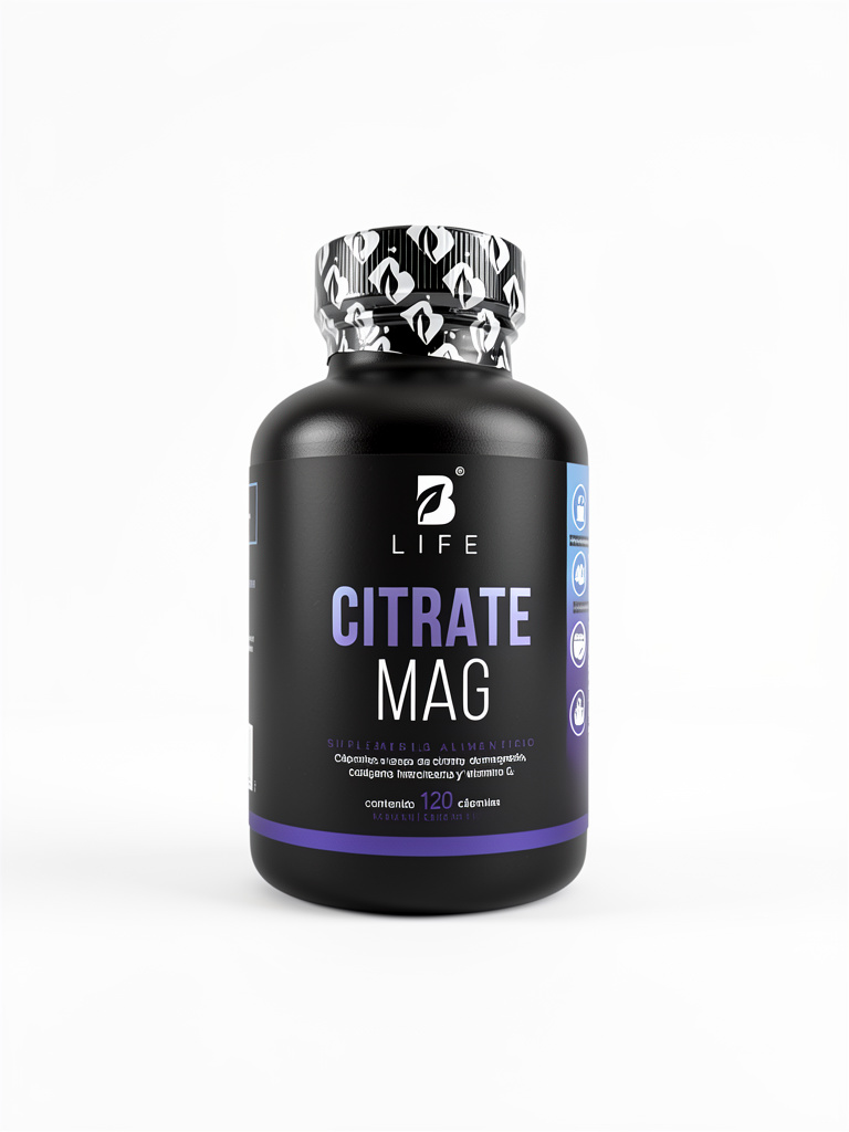 Citrate Mag 120 Caps. B Life
