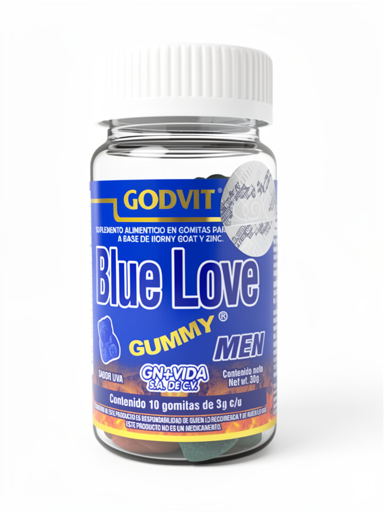 Blue Love Men Gomitas