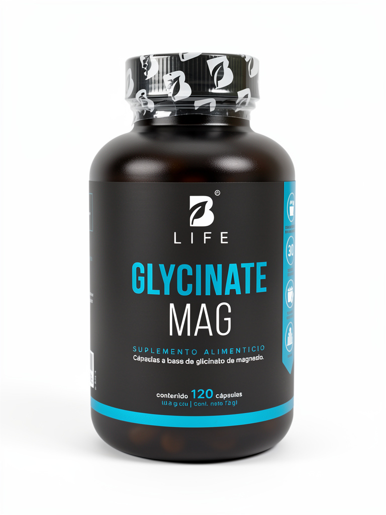 Glycinate Mag 120Caps. BLife | Glicinato de Magnesio