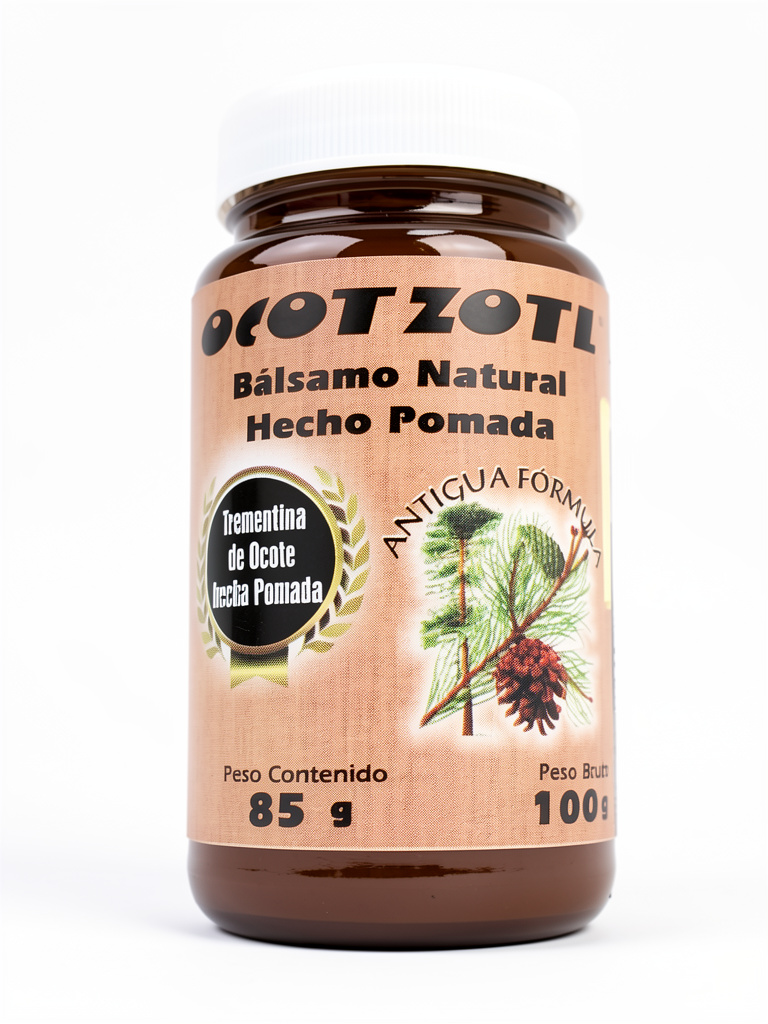 Bálsamo Natural cin Trementina de Ocote Ocotzotl  85GR