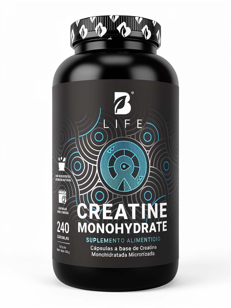 CREATINE MONOHYDRATE 240 Cáps. B life