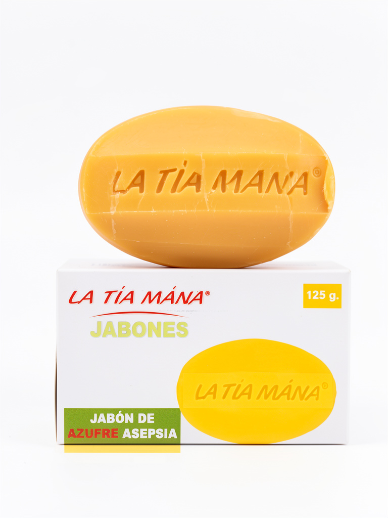 Jabón Azufre 125gr. Tía Maná