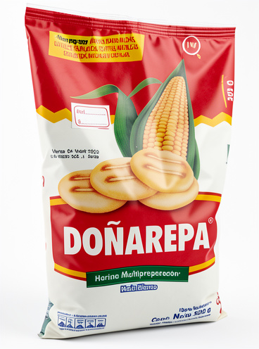 Harina doña arepa blanca 500 gr