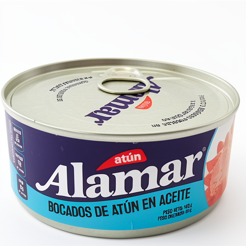 Atún Alamar bocado en aceite 140 gr