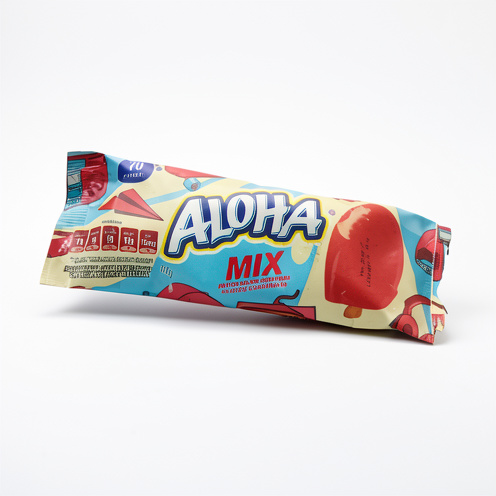 Helado Aloha mix