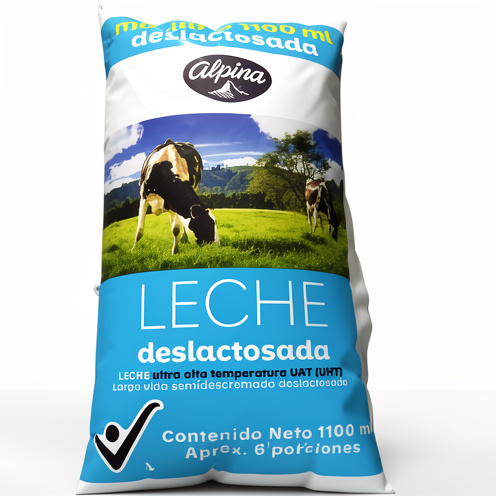 Leche alpina deslactosada  maxi 1100 ml