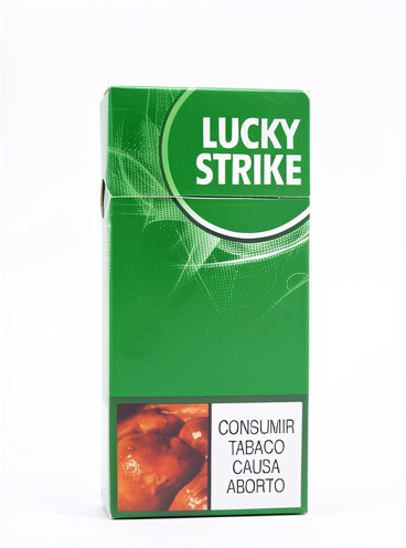 Cigarrillo lucky verde 10 unid