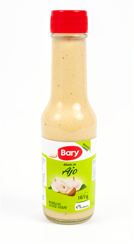 Salsa de ajo frasco 165 gr bary