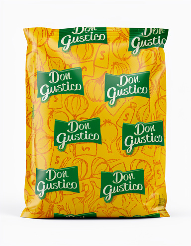 Don gustico sobre pequeño
