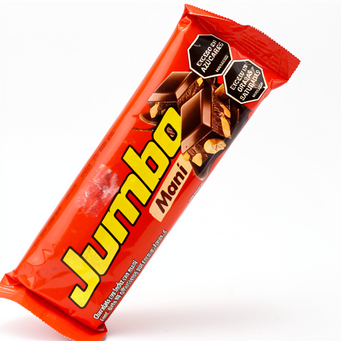 Chocolatina jumbo maní 90gr