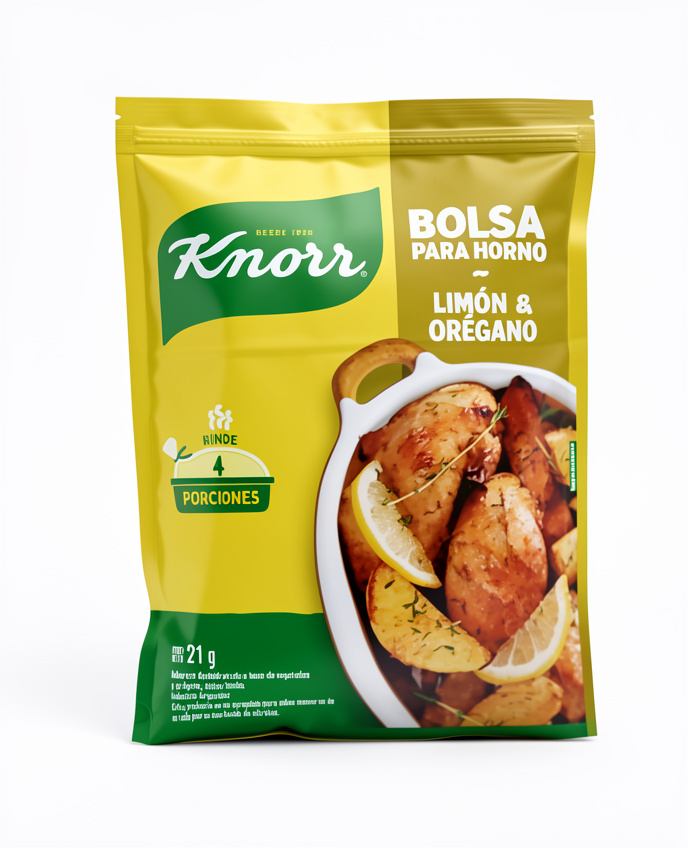 BOLSA PARA HORNO KNORR LIMON Y OREGANO