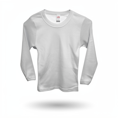 Niño playera manga larga talla 4 inter blanco