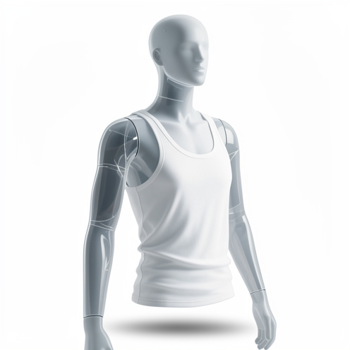 Caballero Camiseta. Unitalla inter body blanco
