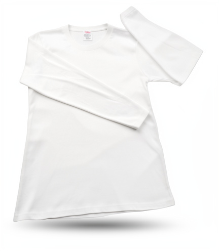 caballero Playera manga larga. Juvenil inter blanco