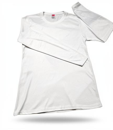 caballero  Playera manga larga unitalla. Inter blanco