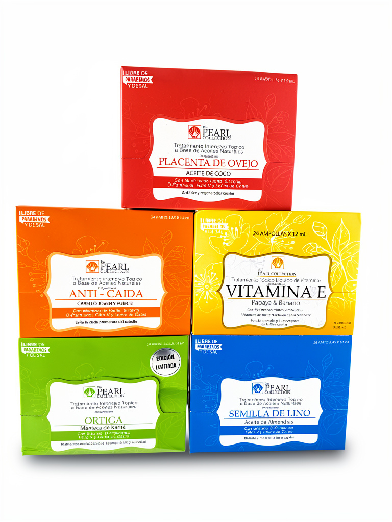 ANPOLLAS ORTIGA Vitamina E Anti Caída Semilla de Lino Placenta