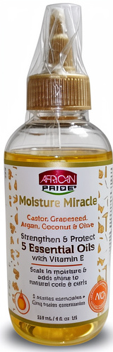 ACEITE CAPILAR PARA RIZOS MOISTURE MIRACLE AFRICAN PRIDE