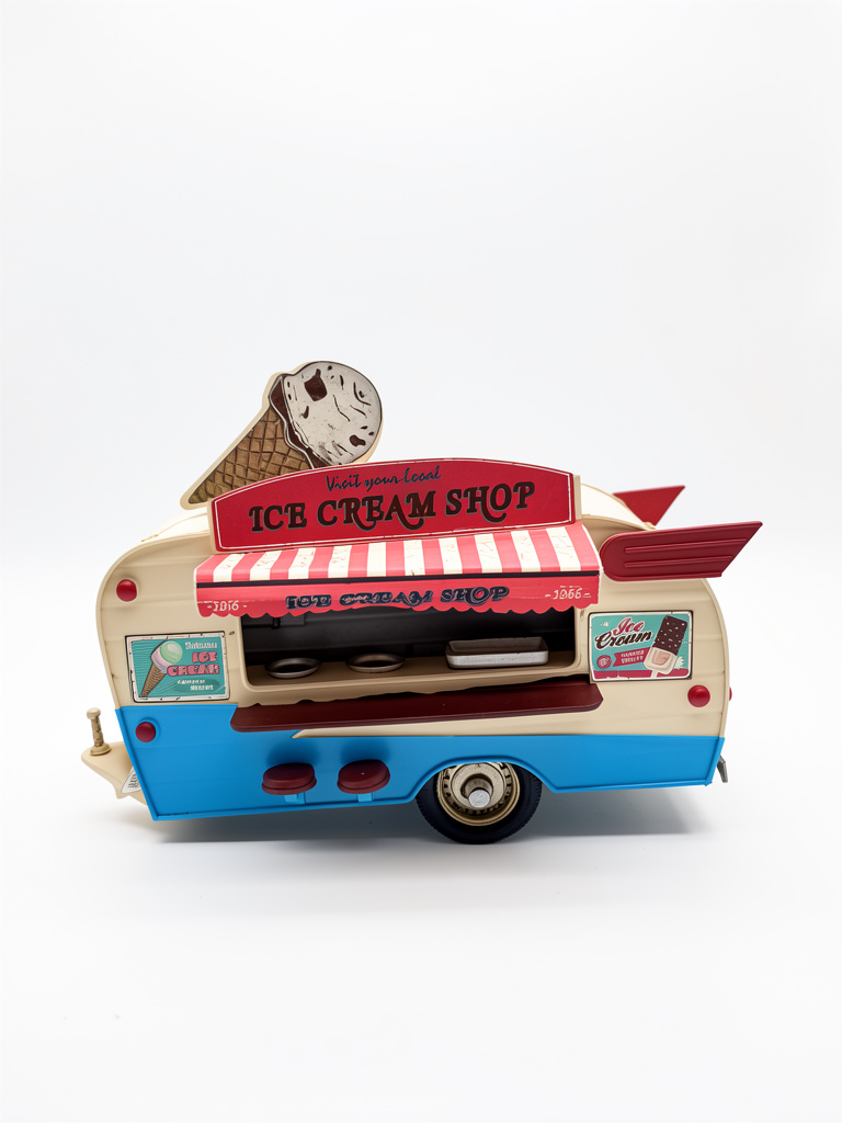 Caravana heladeria vintage