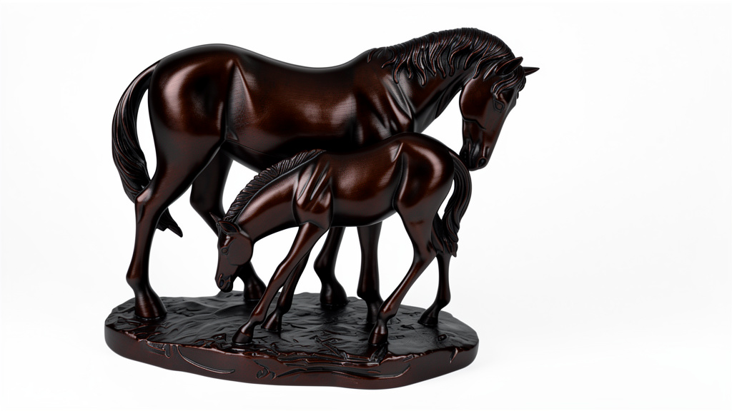 Caballos bronce decorativos