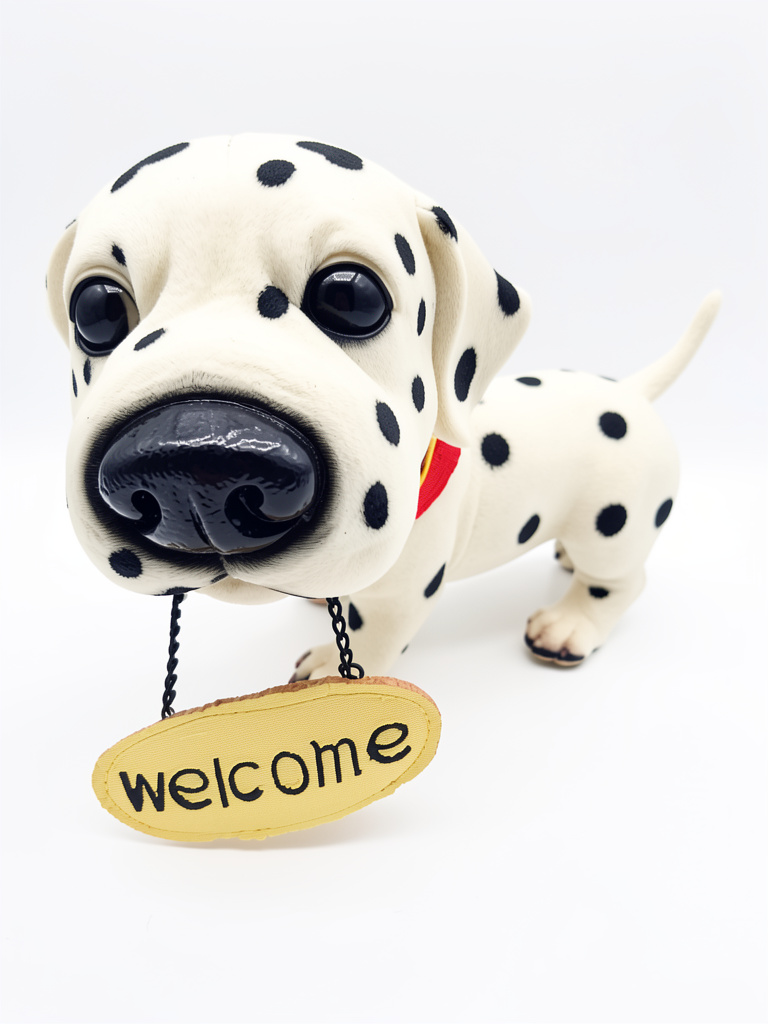 Perro dálmata welcome