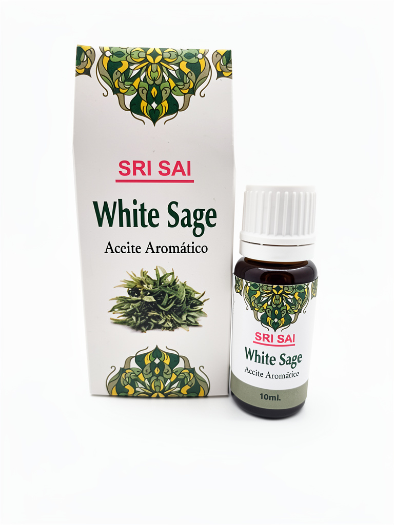 ACEITE AROMÁTICO SRI SAI MANDALA WHITE SAGE