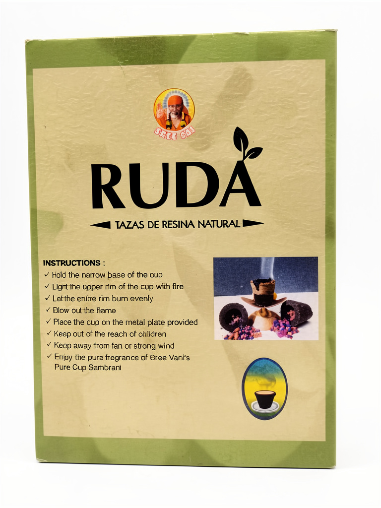 DISPLAY SAHUMERIO TAZA RESINA RUDA