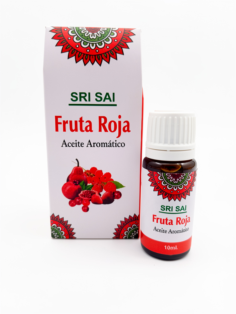ACEITE AROMÁTICO SRI SAI MANDALA FRUTA ROJA