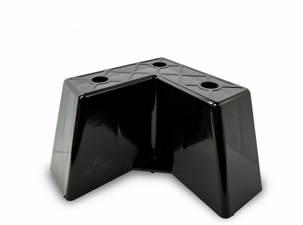 PATA DESLIZADORA EN L 6CM NEGRO