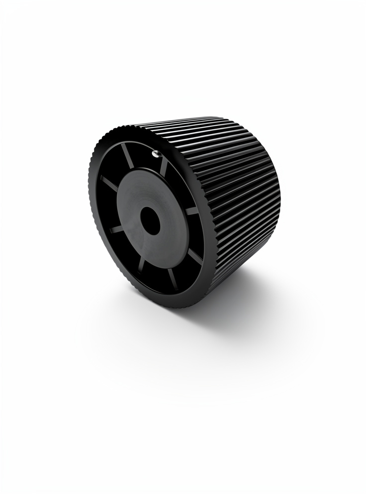 PATA DESLIZADORA 30MM NEGRA