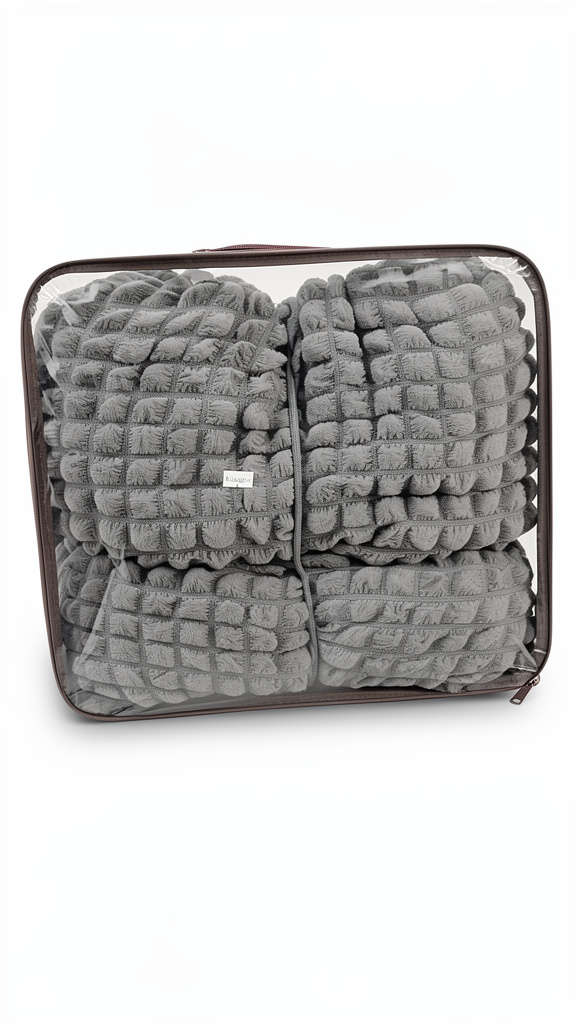 Cubre sillón  polar gris