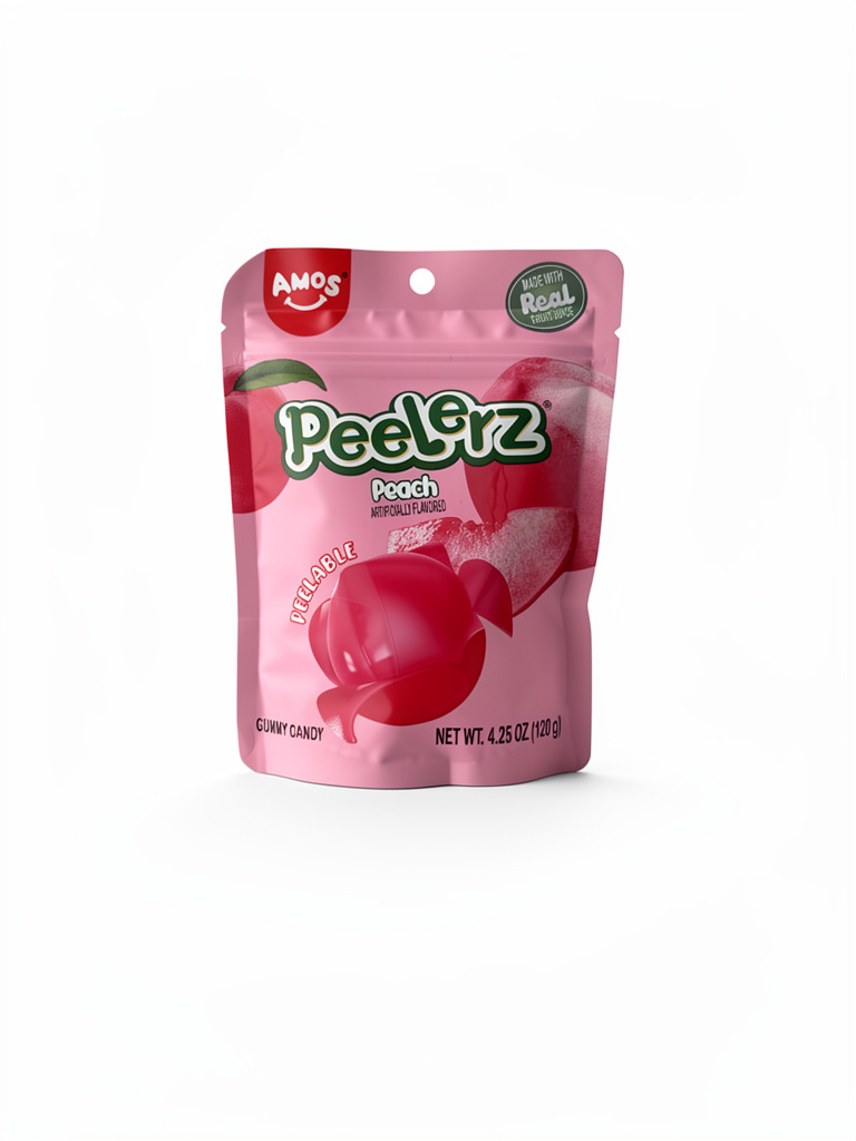 Amos Peelerz durazno 120 gr