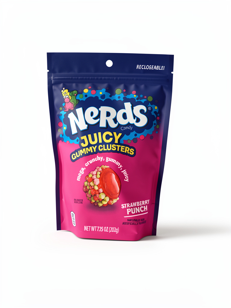 Nerds Juicy Gummy Clusters Strawberry Punch