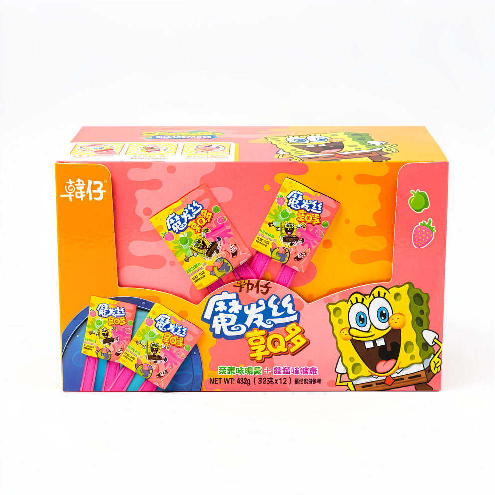 Pelos Locos Bob Esponja Manzana Frutilla 12 Und