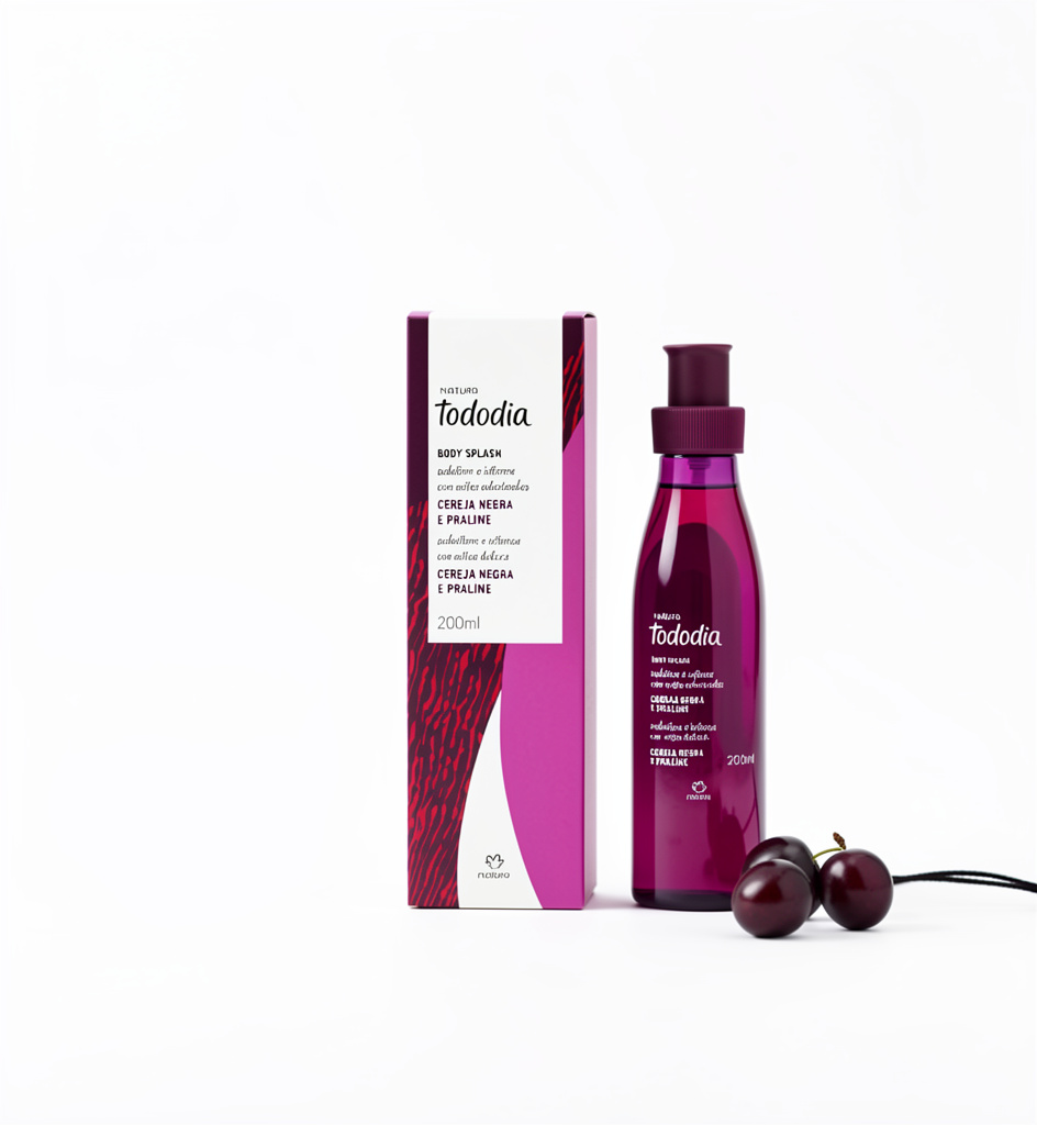 Natura Tododia Body Splash Cereja Negra e Praline 200ml