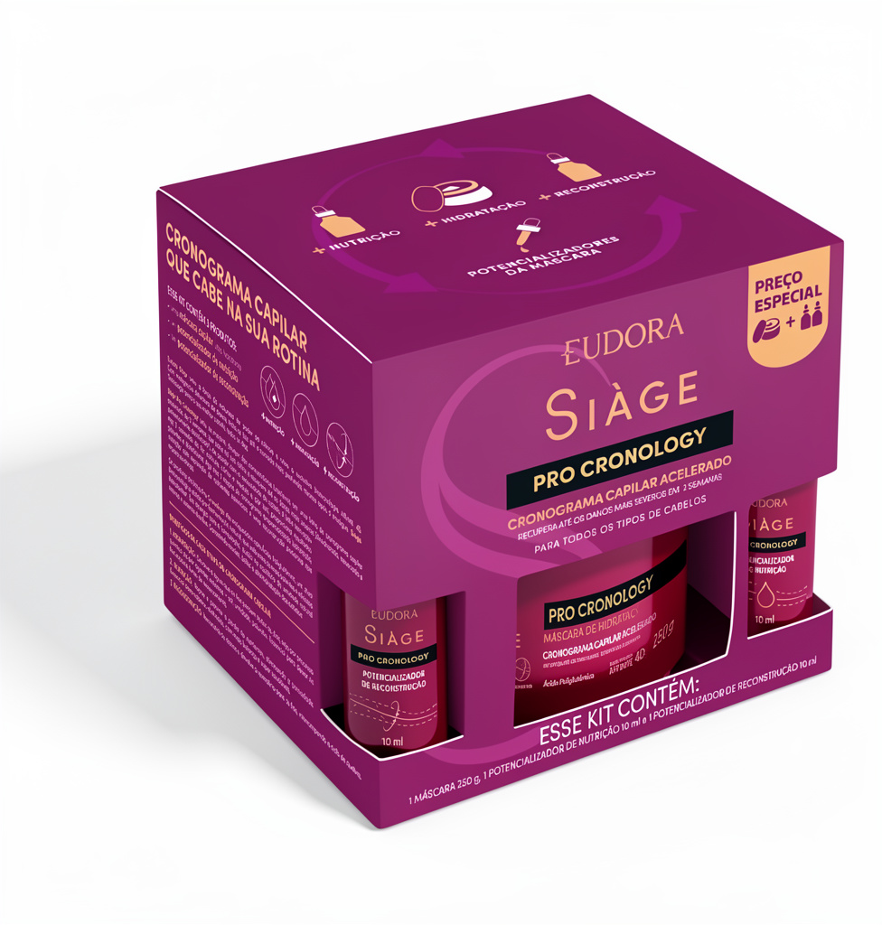 Eudora Siàge Kit Máscara Pro Cronology