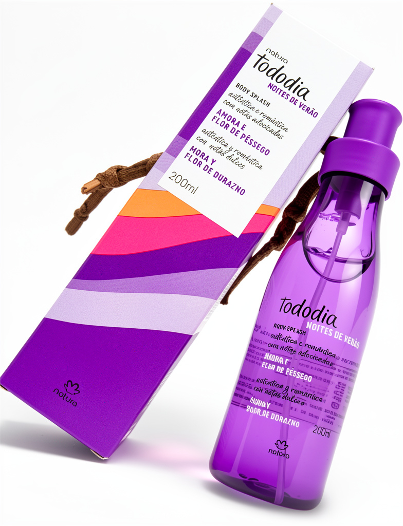 Natura Tododia Amora e Flor de Pêssego Body Splash 200ml