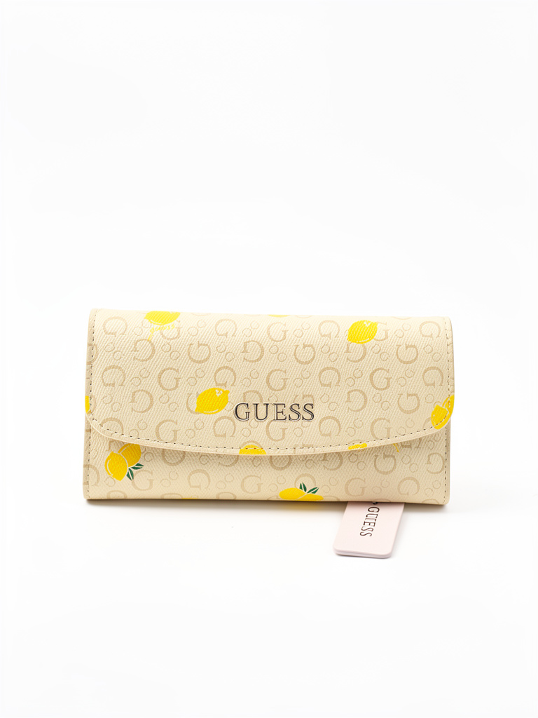 GUESS cartera beige limon