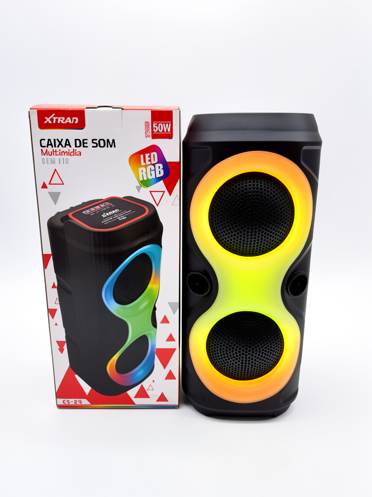 Caixa de som rgb 50w