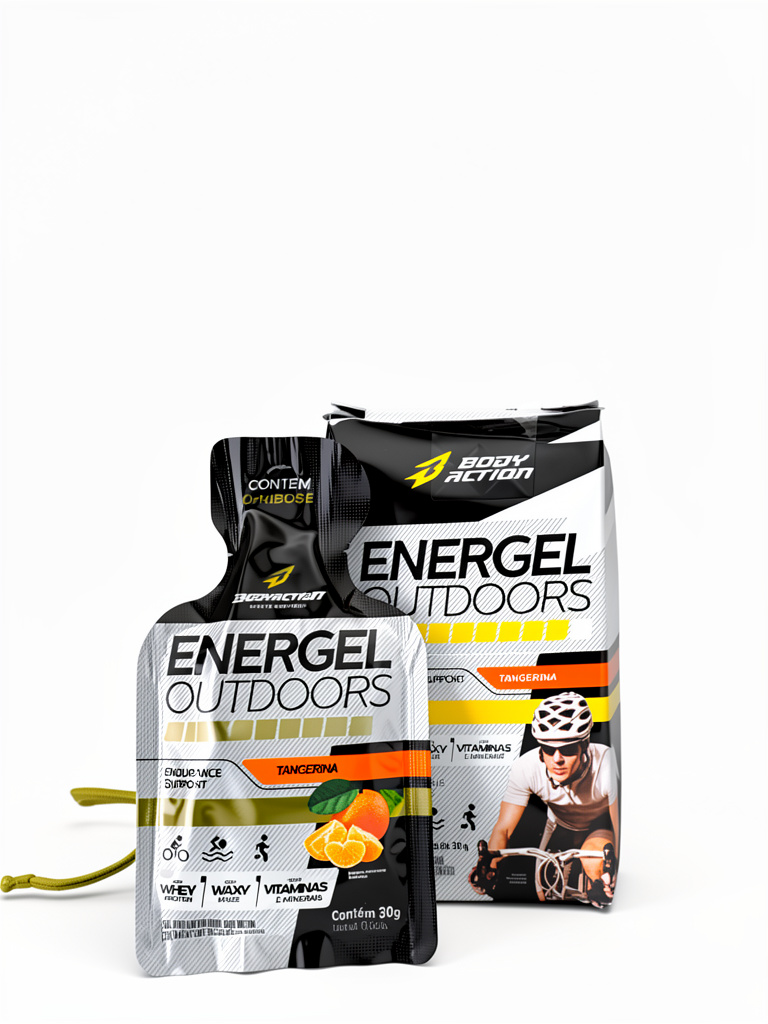 BodyAction Energel Outdoors mandarina
