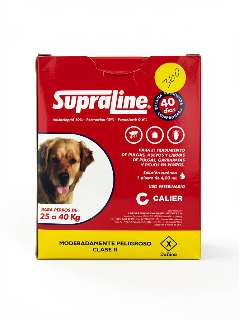 Calier Supraline rojo para perros