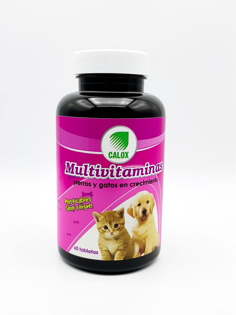 Calox Multivitaminas perros y gatos pequeños