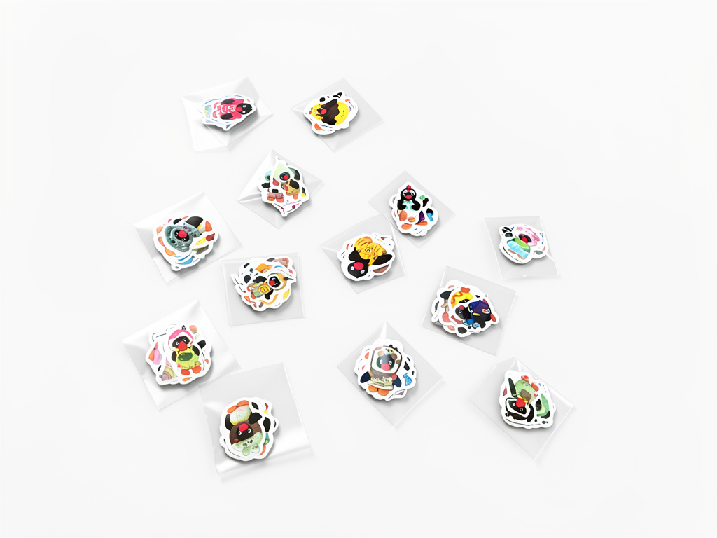Stickers surtidos pingu. 1 bolsita