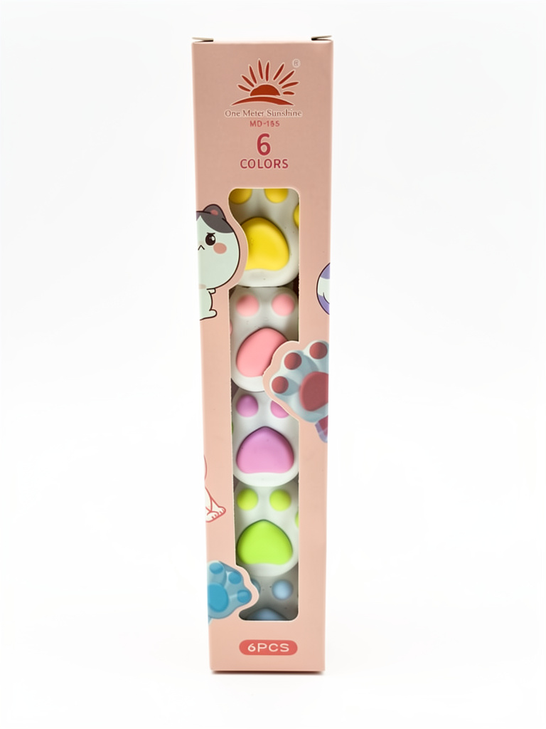 One Meter Sunshine huellitas 6 resaltadores