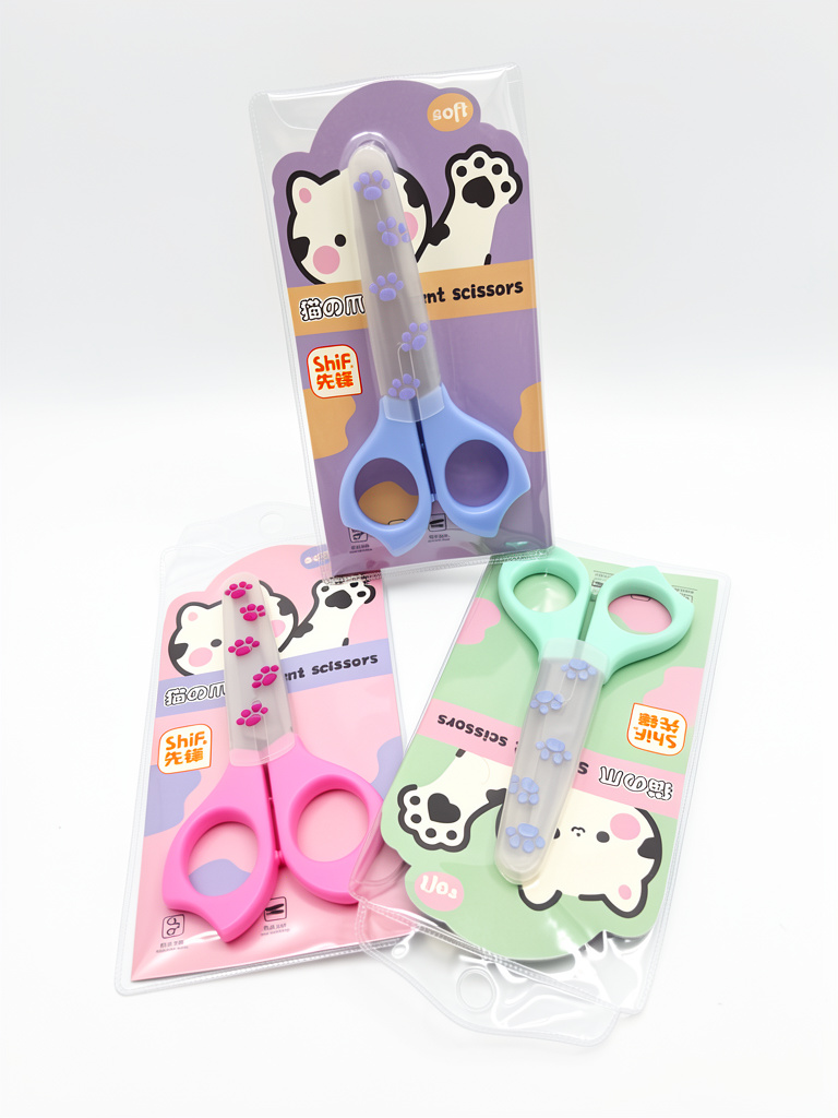 Tijeras diseño de gatito. 1 unidad