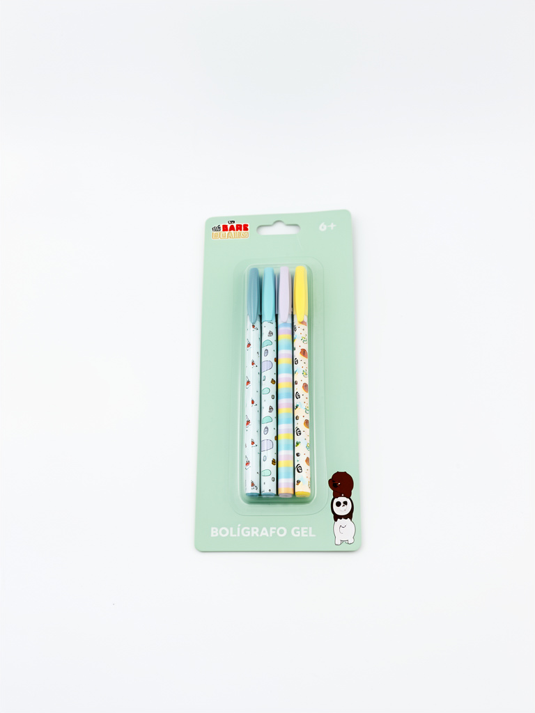 We Bare Bears lapicero gel multicolor